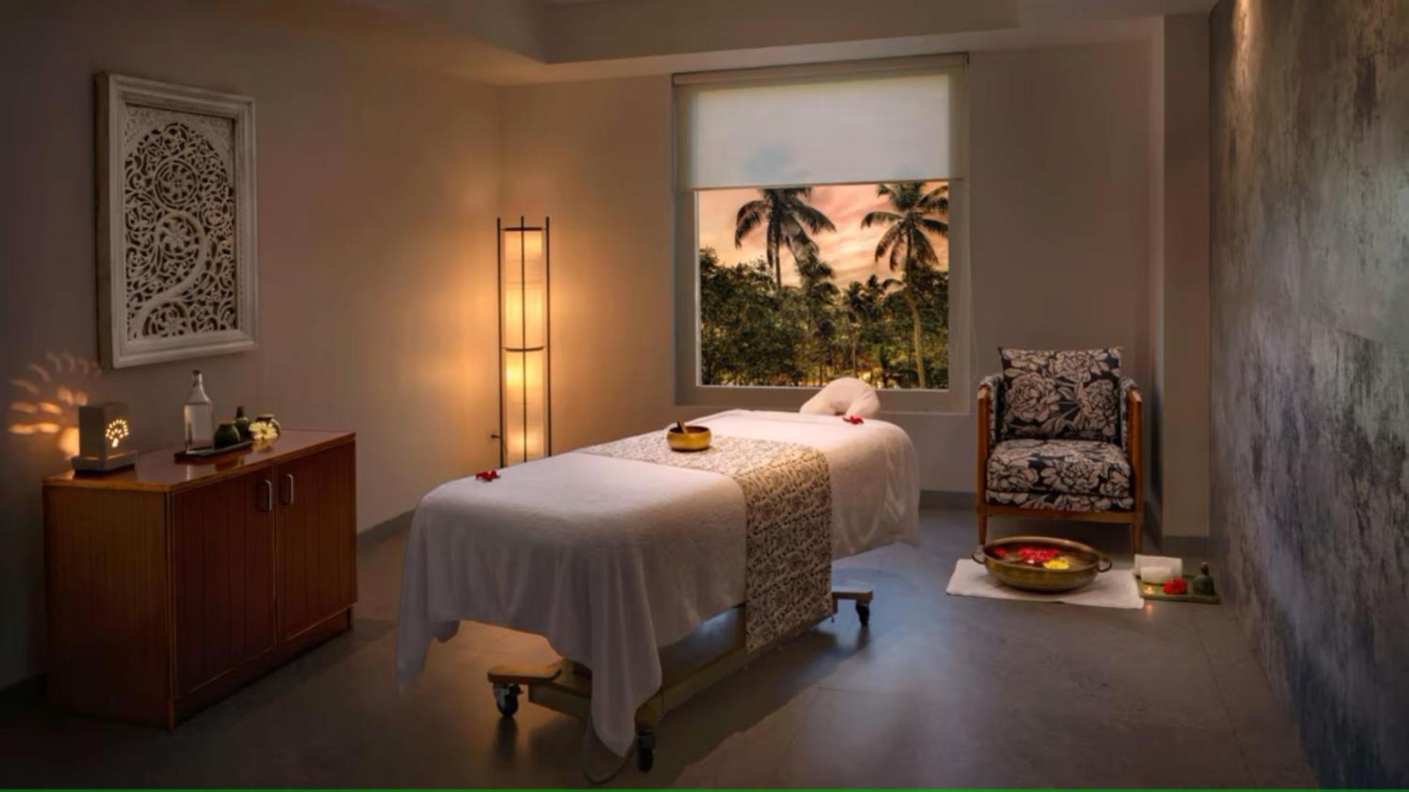 O By Tamara, Trivandrum Thiruvananthapuram ภายนอก รูปภาพ A treatment room at the spa